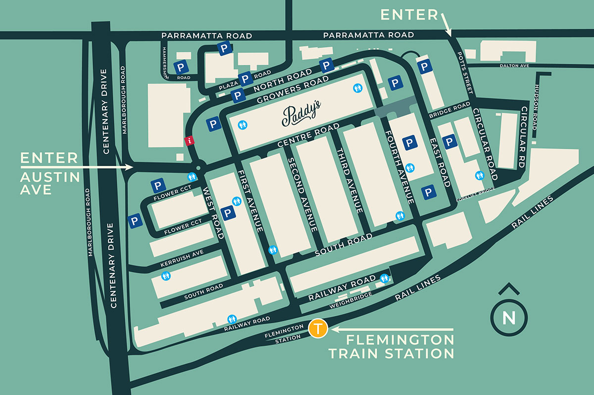 Flemington Map